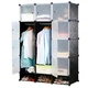 Шкаф гардероб пластиковый для хранения вещей Storage Cube Cabinet МР-31262-А - изображение 2