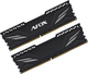 Оперативна память AFOX DDR4-3200 16384MB PC4-25600 (Kit of 2x8192) Gaming Black (AFLD416PH1CADB) - зображення 2