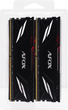 Оперативна память AFOX DDR4-3200 16384MB PC4-25600 (Kit of 2x8192) Gaming Black (AFLD416PH1CADB) - зображення 4