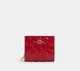 Гаманець жіночий шкіряний Coach Snap Wallet In Signature Leather (CV415) червоний - изображение 1