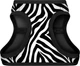 Мягкая шлейка для собак WAUDOG Clothes с QR-паспортом, рисунок "Зебра", XS4, обхват груди 36-39 см, обхват шеи 26-28 см (223-0055collar) - изображение 2