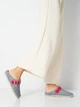 Женские домашние тапочки утепленные с закрытым носком Inblu CS-5H 38 25 см Серебристые (ROZ6501063826) - изображение 2