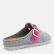 Женские домашние тапочки утепленные с закрытым носком Inblu CS-5H 38 25 см Серебристые (ROZ6501063826) - изображение 5