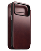Кожаный чехол-книжка Nomad Modern Folio Horween Burgundy для iPhone 17 Pro - изображение 1