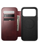 Кожаный чехол-книжка Nomad Modern Folio Horween Burgundy для iPhone 17 Pro - изображение 3