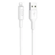 Кабель HOCO X25 USB to iP 2A, 1m, PVC, PVC connectors, White (6957531080114) - изображение 1