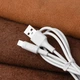 Кабель HOCO X25 USB to iP 2A, 1m, PVC, PVC connectors, White (6957531080114) - изображение 4