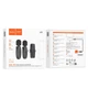 Бездротова мікрофонна система HOCO L15 dual-mic (iP/Type-C) Black (6942007638623) - изображение 2