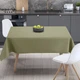 Скатерть Aquastop водоотталкивающая 150x200 Olive стильная и универсальная - изображение 2