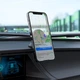 Автотримач для телефона HOCO CA79 Ligue central console magnetic car holder Black (6931474743862) - изображение 7