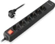 Мережевий фільтр-подовжувач Real-El RS-Protect 605 3 м Black (EL122300041) - зображення 5
