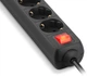 Мережевий фільтр-подовжувач Real-El RS-Protect 605 3 м Black (EL122300041) - зображення 9