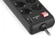 Сетевой фильтр-удлинитель Real-El RS-Protect 805 1.8 м Black (EL122300042) - изображение 3