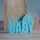 Статуетка-напис Hallo Baby з веселкою. Aivory - изображение 1