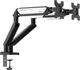 Кронштейн для двох моніторів 17-32" Anda Seat Stealth II Duo Black-White (AD-W-A6D-2S-BW) - зображення 3