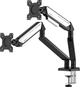 Кронштейн для двох моніторів 17-32" Anda Seat Stealth II Duo Black-White (AD-W-A6D-2S-BW) - зображення 5