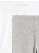 Шорти (2 шт.) H&M 128см біло сірий 26097732235 - зображення 2