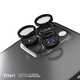 Захисне скло Etteri Camera Lens Protector для Apple iPhone 16 Pro / 16 Pro Max Black (5907504523798) - зображення 4