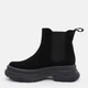 Женские демисезонные челси замшевые высокие Ashoes 461/2 0100 39 25 см Черные (ROZ6501006043) - изображение 4