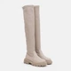 Женские ботфорты Ashoes Чулок 36 23.5 см Бежевые (ROZ6501006064) - изображение 3