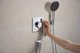Наружная часть смесителя скрытого монтажа для душа Hansgrohe Ecostat Comfort E 33711000 - изображение 3