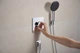 Наружная часть смесителя скрытого монтажа для душа Hansgrohe Ecostat Comfort E 33711000 - изображение 4