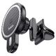 Автотримач для телефона з БЗП HOCO CA85 Ultra-fast magnetic wireless charging car holder Black (6931474745484) - изображение 4