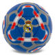 Мяч футбольный №5 PU Гриппи сшит вручную SOCCERMAX FB-6525 Голубой - изображение 1