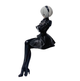 Аниме фигурка 2B | Nier: Automata / Yorha No.2 Type B | Chokonose Ver. | коллекционная статуэтка 15 см | PVC | сидячая | SEGA (GS897) - изображение 4
