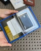 Кожаная обложка для автодокументов с гербом Украины | Синего цвета - изображение 4