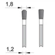 Пильный диск Stehle HW для ручных машин по HPL Компакт Плите 160x1,8/1,2x20 Z=48 TR-F-FA-N (58808605) - изображение 2