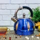 Чайник A-PLUS зі свистком 3.0 л (1387) Синій - зображення 4