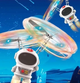 Летающий Космонавт, ударостойкий левитирующий с LED подсветкой от USB (LE-066) - изображение 3