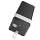 УМБ Павербанк Hoco J86A 50000 mAh 22.5W Powermaster зовнішній акумулятор зі швидкою зарядкою та ліхтариком Чорний - зображення 4