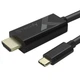 Кабель/адаптер USB-C to HDMI 2.0 4K 60Hz TECHly 2 м, чорный для пк, ноутбуку, планшету, смартфону Android, Iphone, Ipad - изображение 2