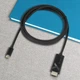 Кабель/адаптер USB-C to HDMI 2.0 4K 60Hz TECHly 2 м, чорный для пк, ноутбуку, планшету, смартфону Android, Iphone, Ipad - изображение 3