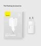 Зарядное устройство BASEUS 20W Type-C Baseus Cube PD Quick Charger Original QC PD для планшета смартфона - изображение 4