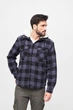 Куртка фланелева з капюшоном Brandit Lumberjacket 4XL black/grey (3172.28.4XL) - зображення 4