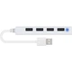Мультипортовий адаптер Speed-Link Snappy Slim USB Hub 4-Port White (SL-140000-WE) - зображення 2