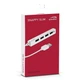 Мультипортовий адаптер Speed-Link Snappy Slim USB Hub 4-Port White (SL-140000-WE) - зображення 3