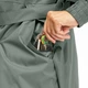 Куртка жіноча для туризму водонепроникна QUECHUA Raincut Long хакі XL - изображение 6