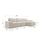 Угловой диван VIHOME Pure 2 344х170 см Bonnel к.т. 1 Бежевый - изображение 6