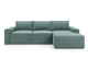 Угловой диван VIHOME Soft 280х160 см Bonnel к.т. 1 Мятный - изображение 3