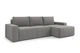 Кутовий диван VIHOME Soft X 300х160 см Bonnel к.т. 1 Сірий - зображення 1