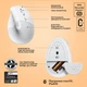 Бездротова миша Logitech Lift for Mac Vertical Ergonomic Mouse, 400-4000DPI, 1хАА, Off White (910-006477) - зображення 8