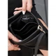 Жіноча сумка Кросбоді Sambag Rose строчена black - изображение 7