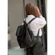 Жіночий рюкзак Sambag Loft LZN чорний - изображение 2