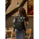 Жіночий рюкзак ролл Sambag RollTop Milton принт крокодила з клапаном - изображение 3