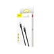 Кабель 2 м. Type-C to Type-C 100W Cafule 20V, 5A Baseus gray/black для зарядки и передачи данных (CATKLF-ALG1) - изображение 5