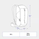 Рюкзак туристичний QUECHUA MH100 чорний - 20 л - зображення 2